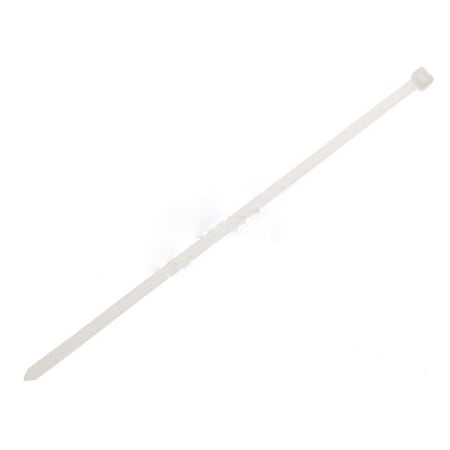 11 In.White Plastic Cable Ties